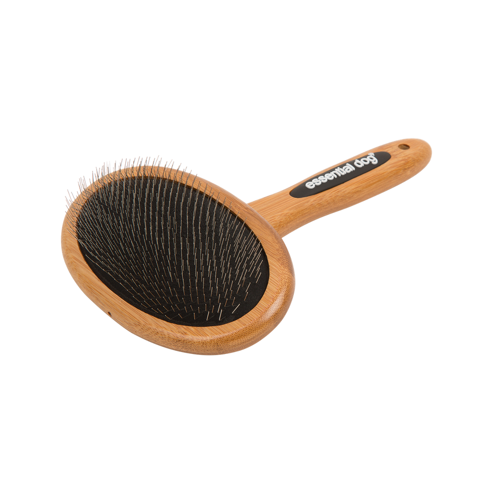Natural Bamboo Slicker Brush: Dogs & Cats-1