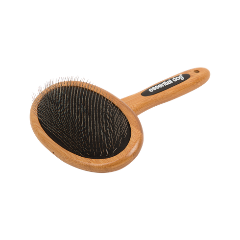 Natural Bamboo Slicker Brush: Dogs & Cats-0