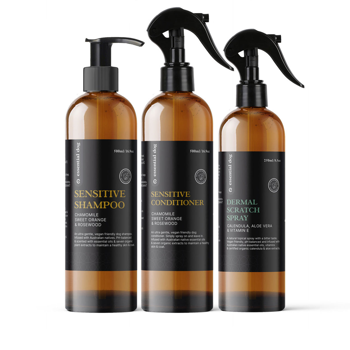 Sensitive Dog Shampoo: Chamomile, Sweet Orange & Rosewood-3