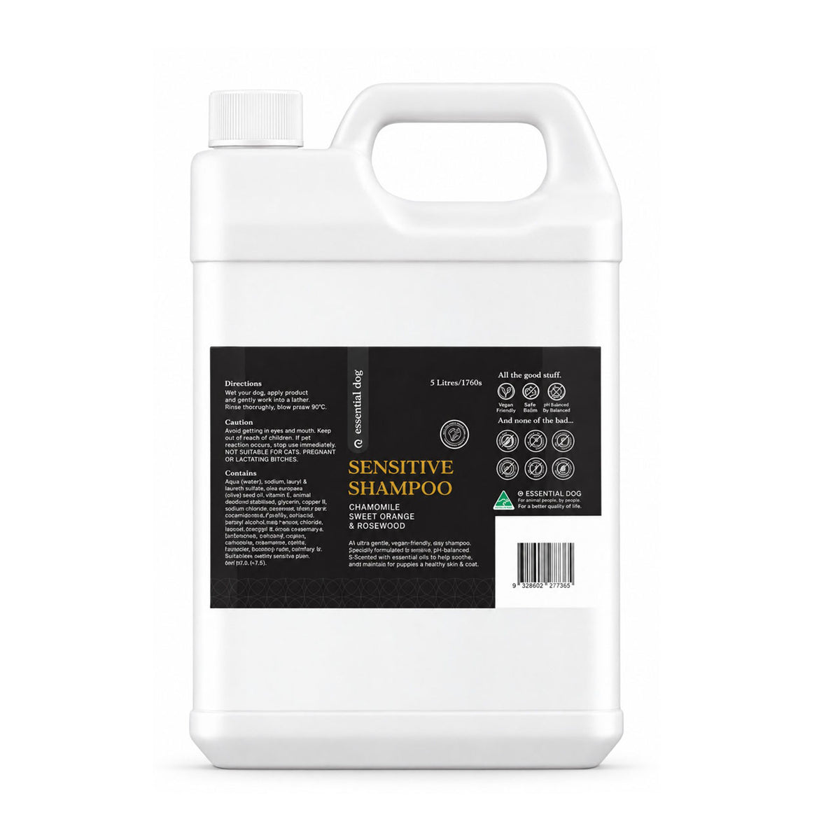 Sensitive Dog Shampoo: Chamomile, Sweet Orange & Rosewood-4