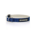 Organic Hemp & Cotton Dog Collar - Ink Blue-1