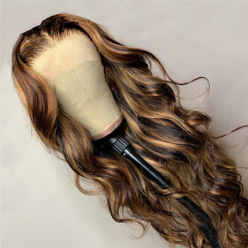 Fashionable Long Curly Hair Synthetic Wig-4