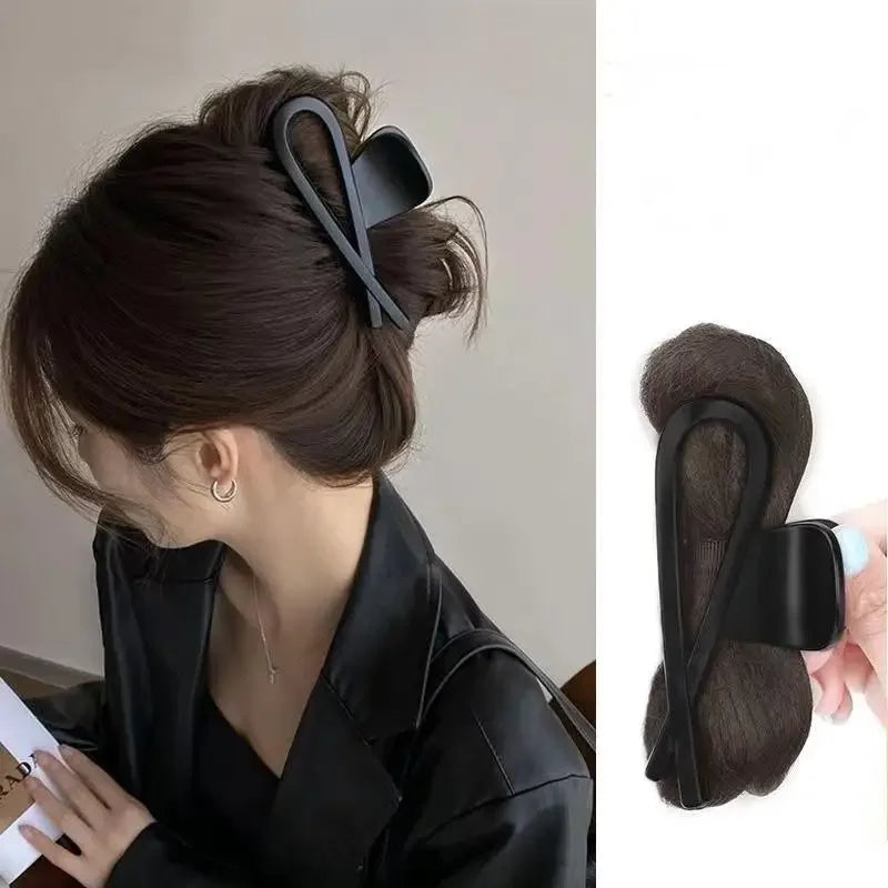 Female Synthetic Wig Clip-In Hair Extension-0