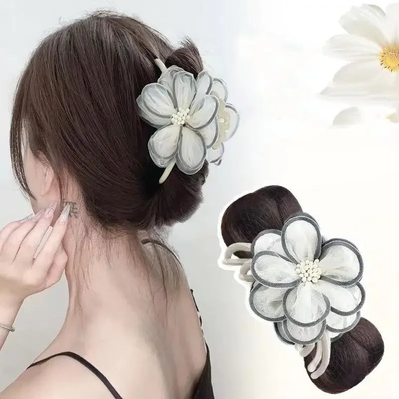Female Synthetic Wig Clip-In Hair Extension-1