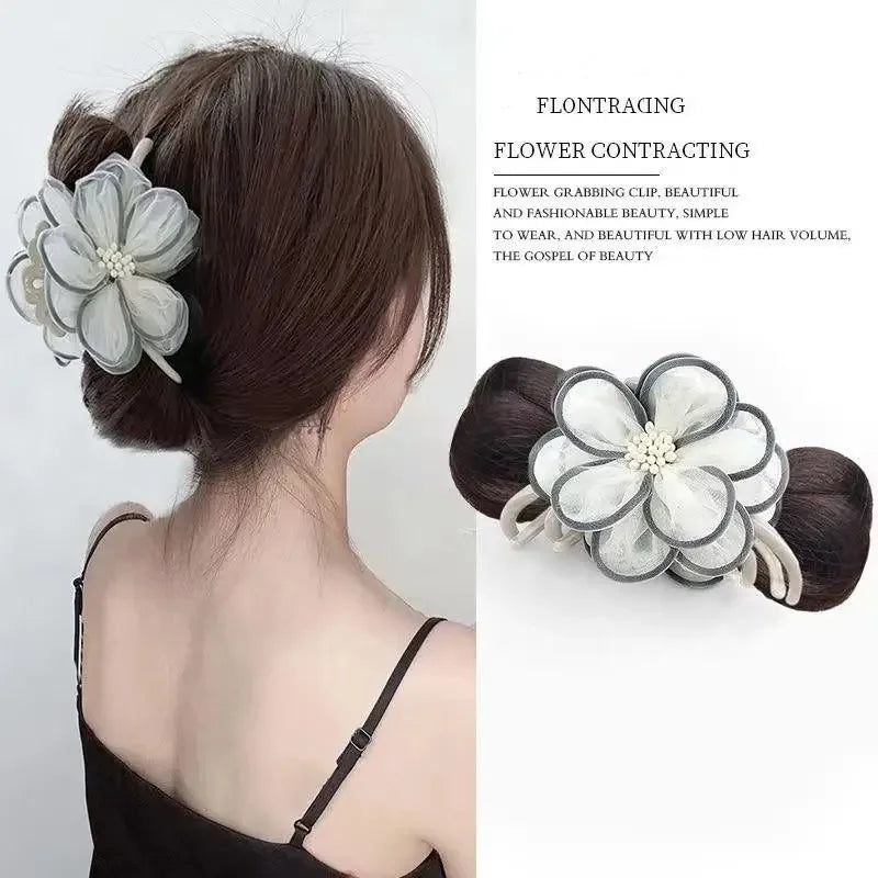 Female Synthetic Wig Clip-In Hair Extension-3
