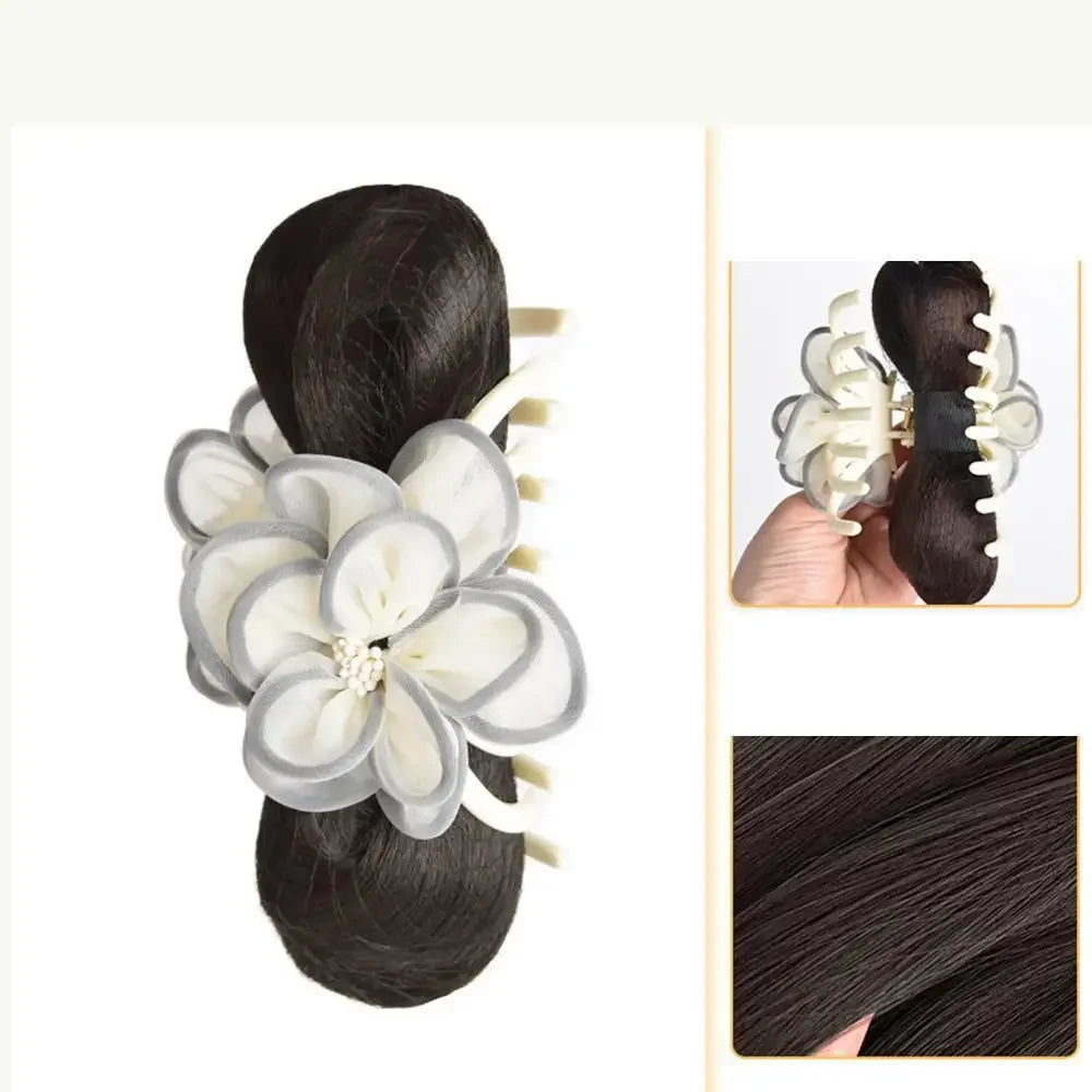 Female Synthetic Wig Clip-In Hair Extension-10