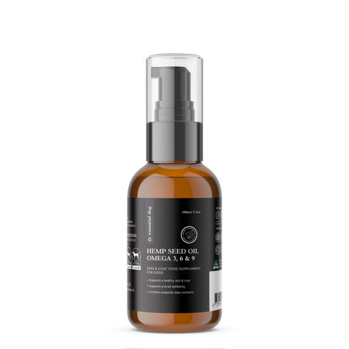 100% Raw Hemp Seed Oil: Skin and Coat Formula (Food Supplement)-0