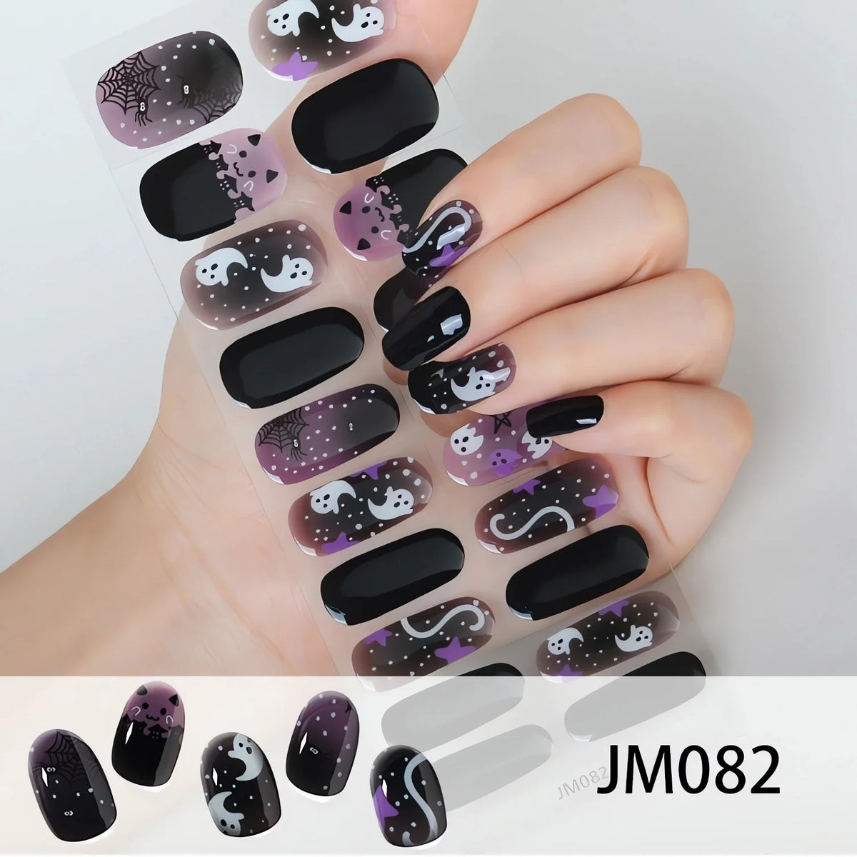 Halloween Magic Gel Nail Stickers-0