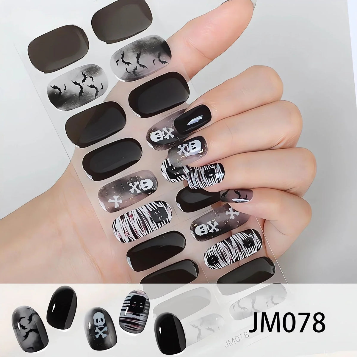 Halloween Magic Gel Nail Stickers-5