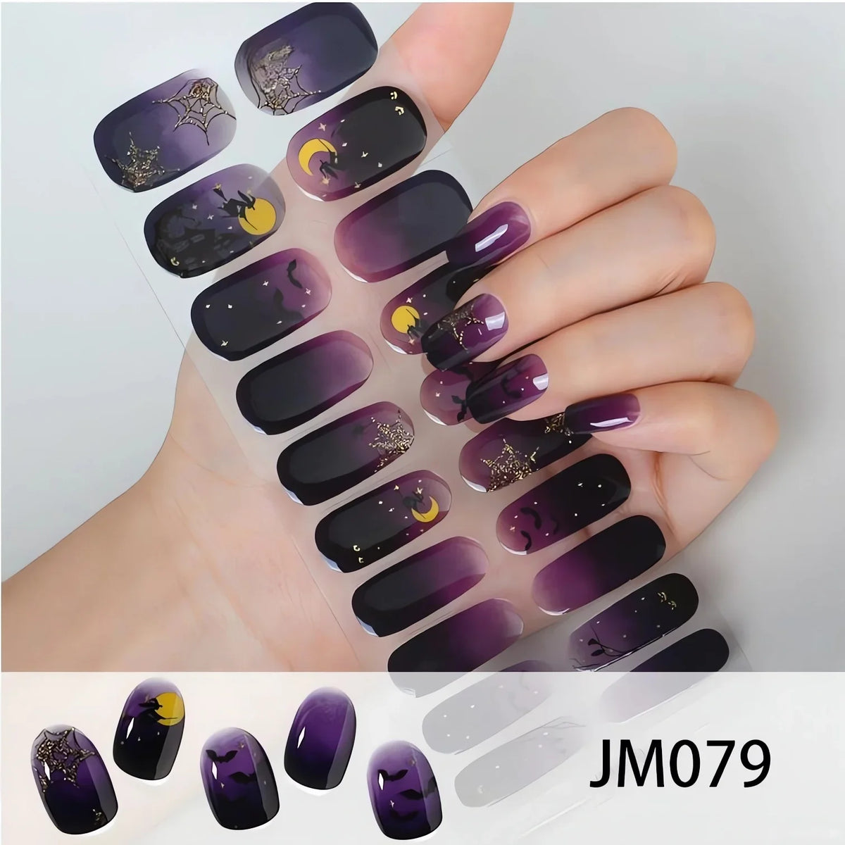 Halloween Magic Gel Nail Stickers-8