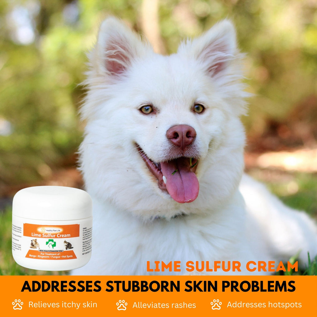 Healthy Paw Life's Lime Sulfur Pet Skin Cream and Spray - 2 Piece Set-3