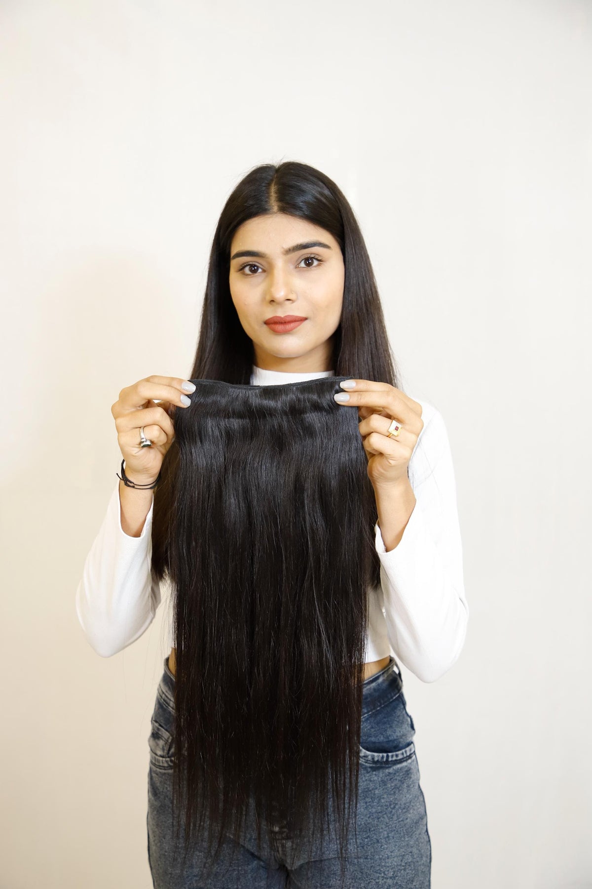 Three Clip Volumizer | Instant Back Volume & Length | 100% Remy Human Hair India-1