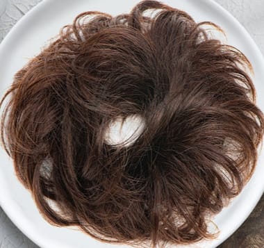 Donut Scrunchie Hair Extension – Real Hair Bun Maker for Instant Volume & Natural Look-4