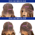 P4/27 Highlight Body Wave 40 Inch Long-length & 200% High Density Human Hair Wigs HD Transparent Skin-melt Swiss Lace Frontal Wig-5