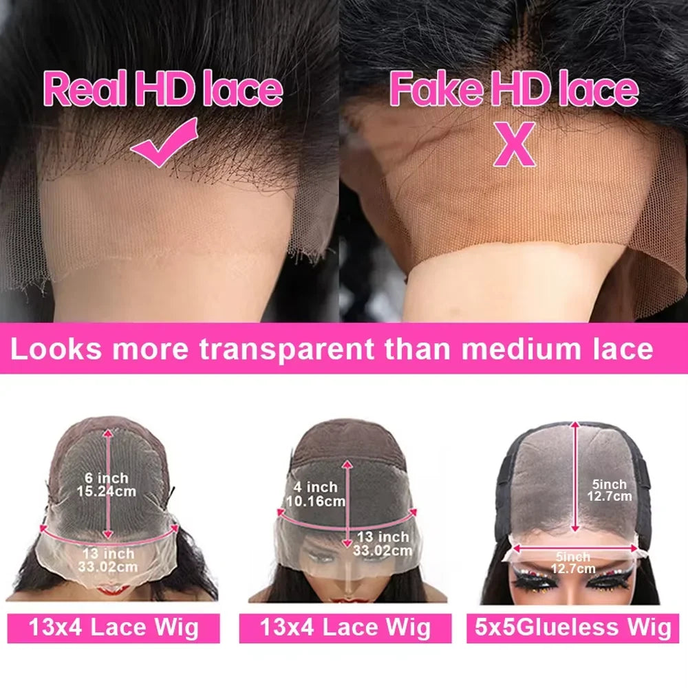 Raw Peruvian Body Wave 250% Density 40 42 inch 13x6 HD Lace Front Human Hair Wigs 13x4 Frontal Wigs Women Glueless Closure Wigs-3