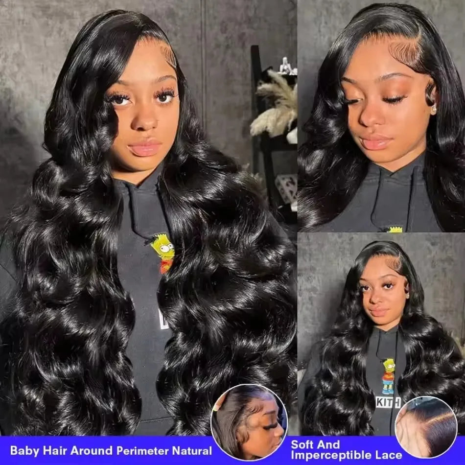 13x4 13x6 HD Body Wave Lace Front Wig 40 Inch Lace Frontal Wigs Lace Frontal Brazilian Wigs Human Hair Wigs Lace Front For Women-3
