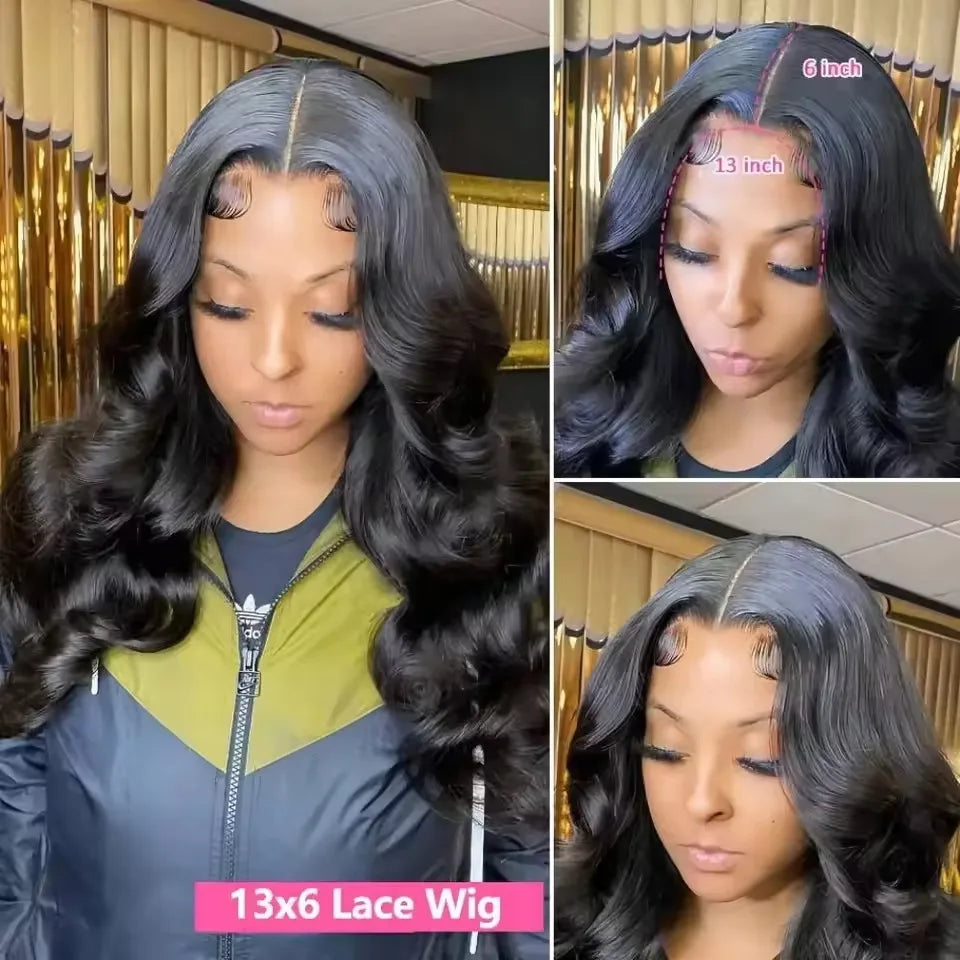 13x4 13x6 HD Body Wave Lace Front Wig 40 Inch Lace Frontal Wigs Lace Frontal Brazilian Wigs Human Hair Wigs Lace Front For Women-4