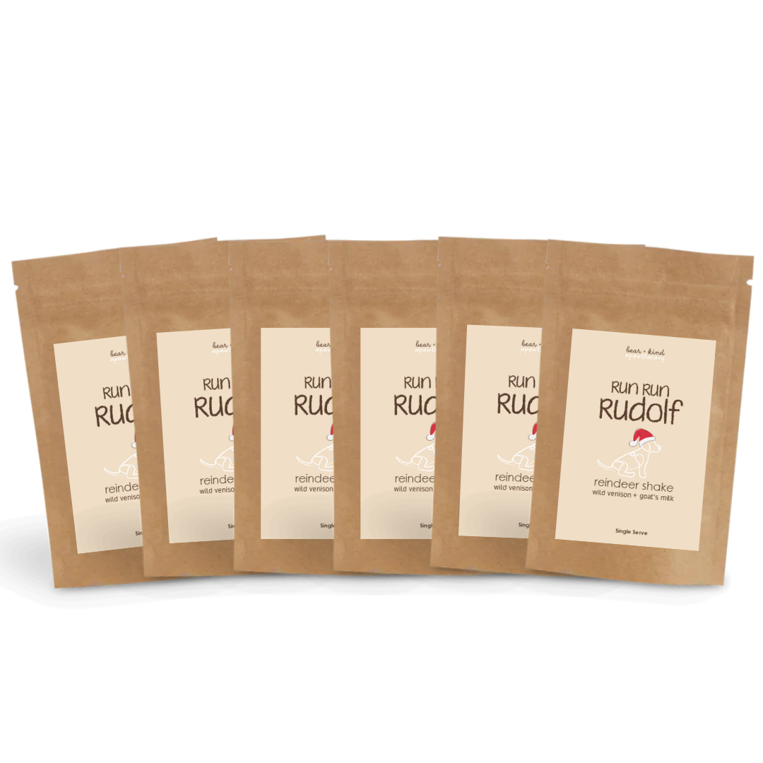 Run Run Rudolf Reindeer Shake for Dogs (Single-Serve Taster Packs)-0