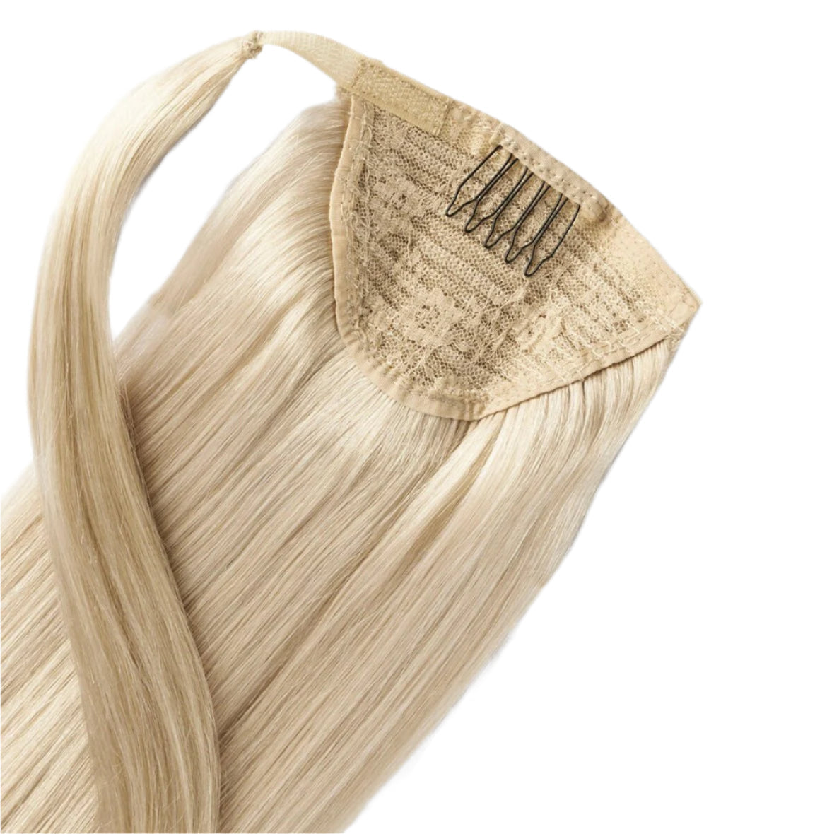 Platinum Pony | Human Hair Clip-In — #60A